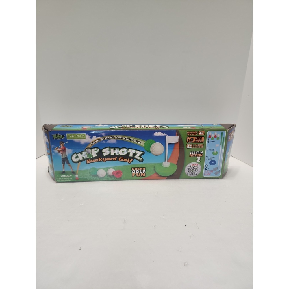 Zing Chip Shotz Backyard Golf Game New Open Box Never Used
